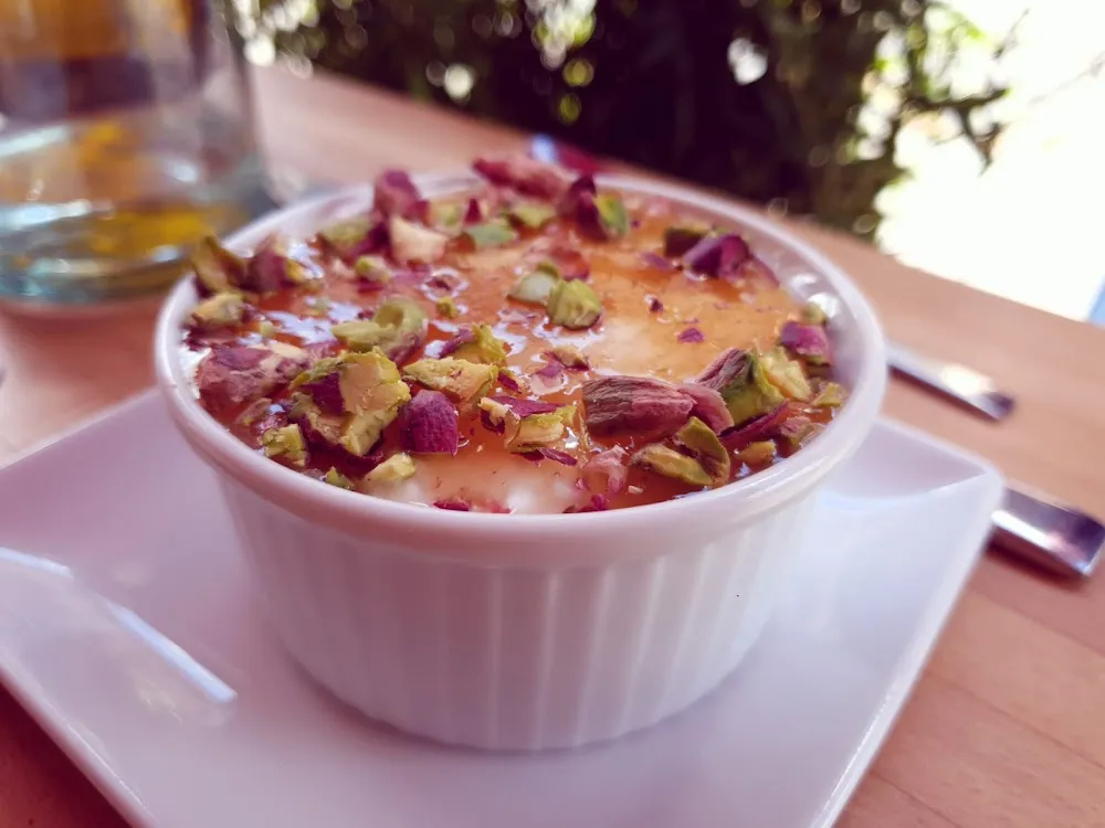 Yaourt Grec Au Miel Et Pistaches